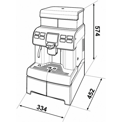 Кофемашина SAECO Aulika EVO Top High Speed Cappuccino RI V2