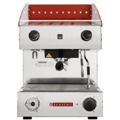 Кофемашина рожковая SANREMO Capri SAP DLX 1 низкая группа, красный