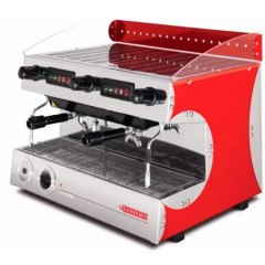 Кофемашина рожковая SANREMO Capri SED DLX 2 низкие группы, красный