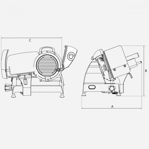 Слайсер BERKEL RED LINE RL220 красный