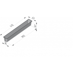 Форма для хлеба Тостерная (410 х 50 х 55 мм )