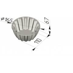 Кексница (165 х 110 х 65 мм)