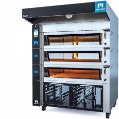 Печь подовая 3-х уровневая MEMAK NOVA68-3-F-D с расстоечным шкафом и козырьком
