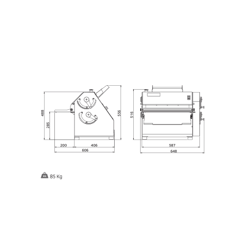 Тестораскатка ROLLMATIC RV50