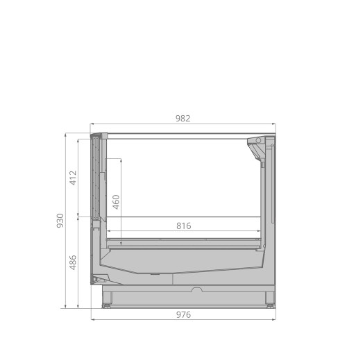 Бонета морозильная BRANDFORD Krios 190 Open Top