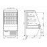 Витрина холодильная CARBOMA F13-07 VM 1,3-2 0020 стеклопакет (1260/700 ВХСп-1,3)