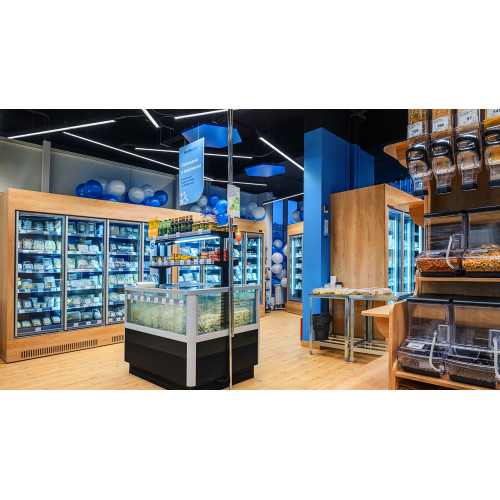 Витрина холодильная BRANDFORD AURORA 190 Reverse Glass вентилируемая