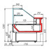 Витрина холодильная CARBOMA GC110 SV 2,5-1-1 (ВХСр-2,5 GC110 выносной холод)
