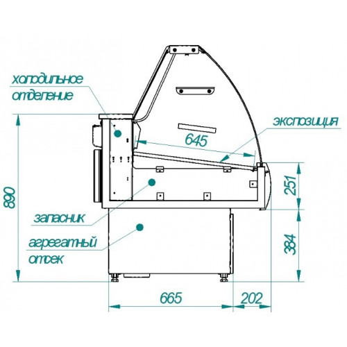 Витрина холодильная CRYSPI Octava SN 1200