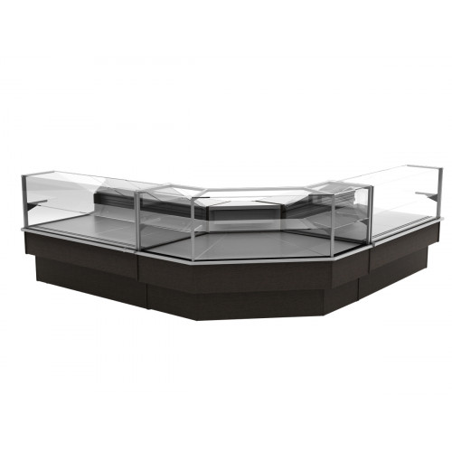 Витрина неохлаждаемая CARBOMA GC110 N 1,25-1 RAL1006