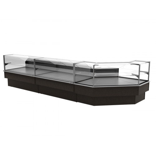 Витрина неохлаждаемая CARBOMA GC110 N 1,25-1 RAL1006