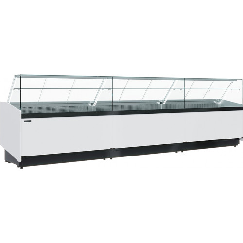 Витрина кондитерская CARBOMA BORNEO KC80 N 0,8-11 темный дуб