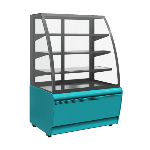 Витрина кондитерская CARBOMA K70 VM 0,6-2 9006-9005 (открытая) STANDARD
