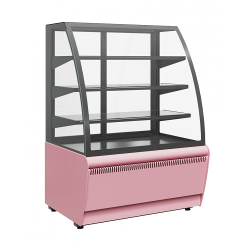 Витрина кондитерская CARBOMA K70 VM 0,6-2 9006-9005 (открытая) STANDARD