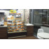 Витрина кондитерская CARBOMA K70 VM 0,6-2 9006-9005 (открытая) STANDARD