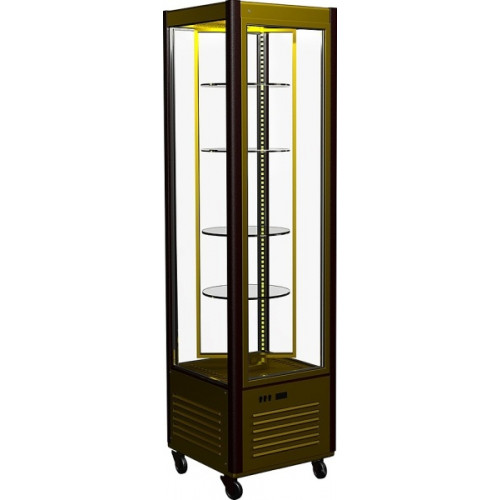 Витрина кондитерская CARBOMA Latium D4 VM 400-2 (R400Cвр Сarboma Люкс) 1/2 цвет по схеме