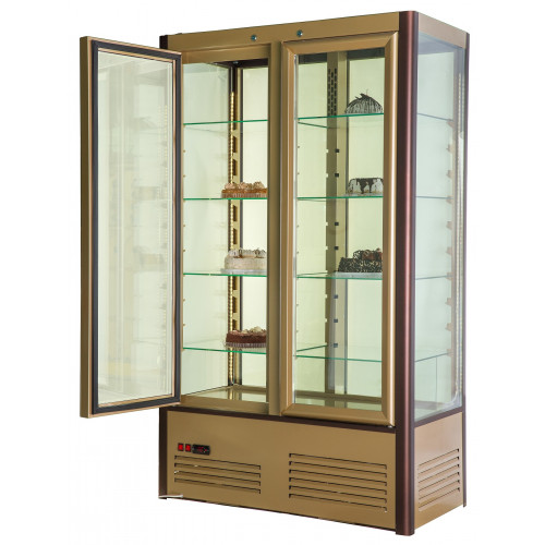 Витрина кондитерская CARBOMA Latium D4 VM 400-2 (R400Cвр Сarboma Люкс) 1/2 цвет по схеме