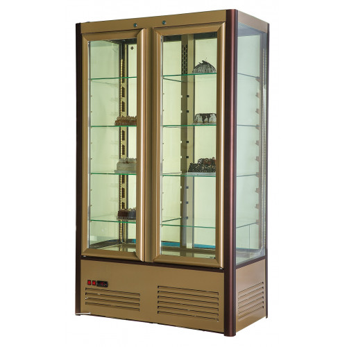 Витрина кондитерская CARBOMA Latium D4 VM 400-2 (R400Cвр Сarboma Люкс) 1/2 цвет по схеме