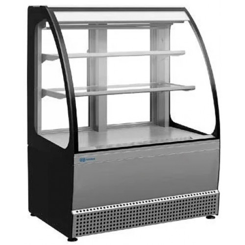Витрина кондитерская KAYMAN KВК-950М СТАТИКА люкс серый матовый