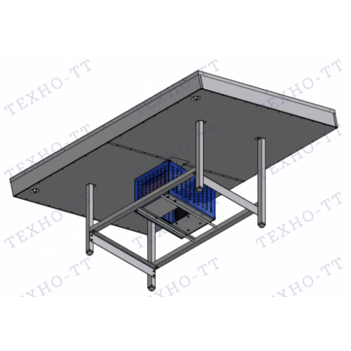 Стол для выкладки рыбы на льду ТЕХНО-ТТ СП-612/2200А с агрегатом