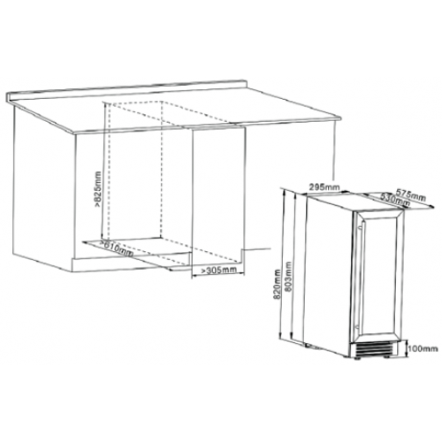 Шкаф винный CellarPrivate CP017-2TB