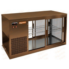 Настольная холодильная витрина сквозная HICOLD VRL T 900 L Bronze