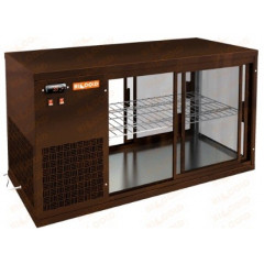 Настольная холодильная витрина сквозная HICOLD VRL T 900 L Brown