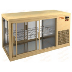Настольная холодильная витрина сквозная HICOLD VRL T 900 R Beige