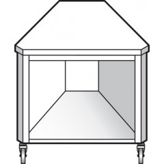 Прилавок угловой EMAINOX EAI 45