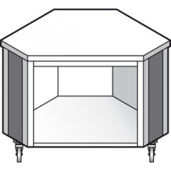 Прилавок угловой EMAINOX EAI 90/LEGNI