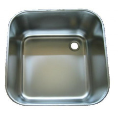 Цельнотянутая ванна-вкладыш матовая BILGE INOKS 500x500x450 (Турция)
