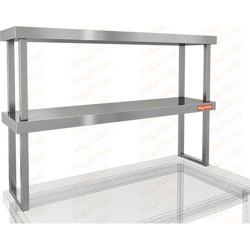 Полка настольная двойная HICOLD НПСТ2-11/4 H=800мм