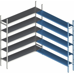 Стеллаж модульный POLAIR LOAD.Me.INOX. 16AL.5IN30.18C