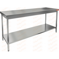 Стол нержавеющий разделочный центральный с полкой HICOLD НСО-20/7П