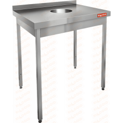 Стол нержавеющий для сбора отходов HICOLD ндсо-8/7б