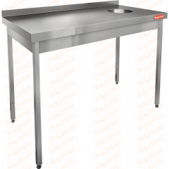 Стол пристенный с бортом для сбора отходов HICOLD ндсо-15/6БП