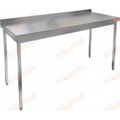 Стол производственный пристенный (столешница 1мм) HICOLD НСО-15/7Б-1