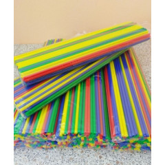 Палочки пластиковые для сахарной ваты 540 мм 100 шт (цвет в ассортименте)
