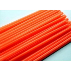 Палочки пластиковые для сахарной ваты Завод пластмасс красные 370мм 100 шт