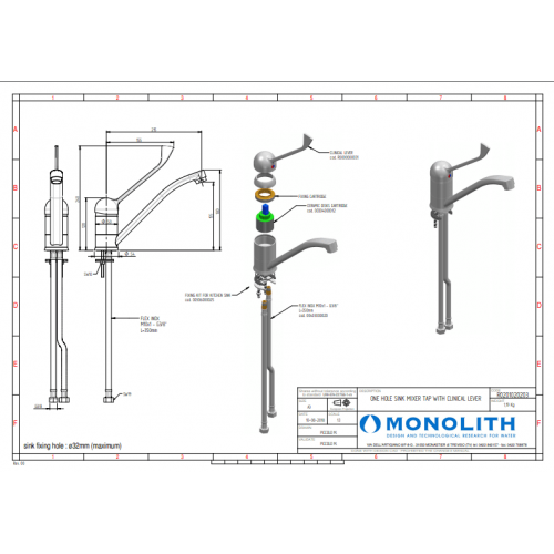 Смеситель MONOLITH R0201020203