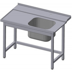 Стол для грязной посуды ITERMA 430 СБ-251/1276мл COM