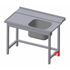 Стол для грязной посуды ITERMA СБ-251/1276мп COM