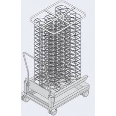 Тележка/кассета для пароконв. RATIONAL для SCC201тарелки 60.21.104