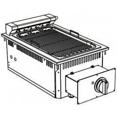 Гриль электрический встраиваемый APACH Chef Line SLDI7GE4