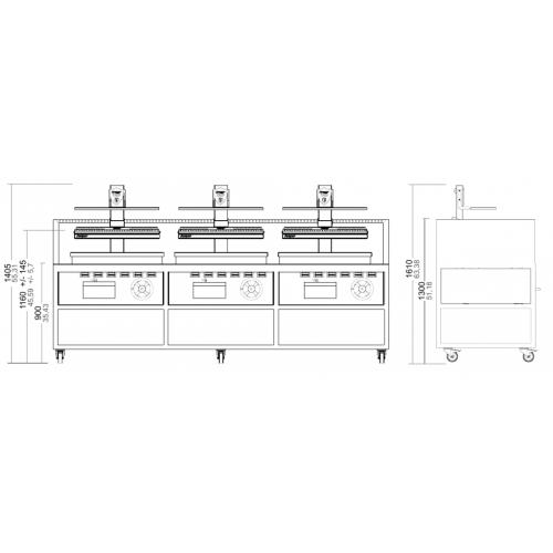 Гриль мангал JOSPER PVJ076-3