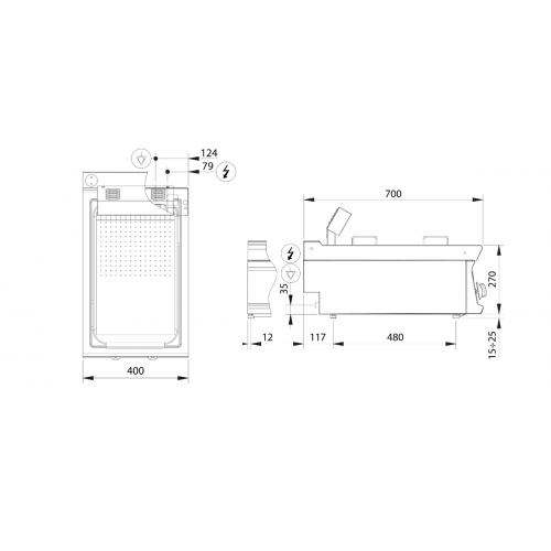 Мармит для картофеля TECNOINOX SP4E7 716048