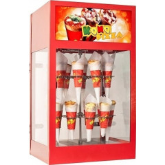 Витрина kono pizza ТТМ VTP-430R темно красный