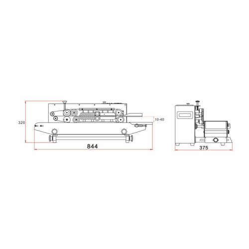 Роликовый запайщик пакетов HUALIAN FRB-770I