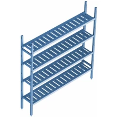 Стеллаж модульный POLAIR LOAD.ME poly 18AL.4PP40.12B